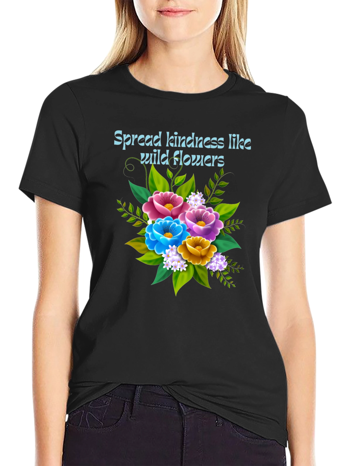 Kindness Wildflower Graphic Tee