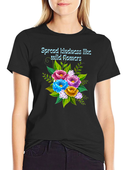 Kindness Wildflower Graphic Tee