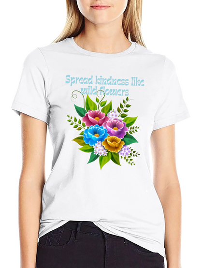 Kindness Wildflower Graphic Tee