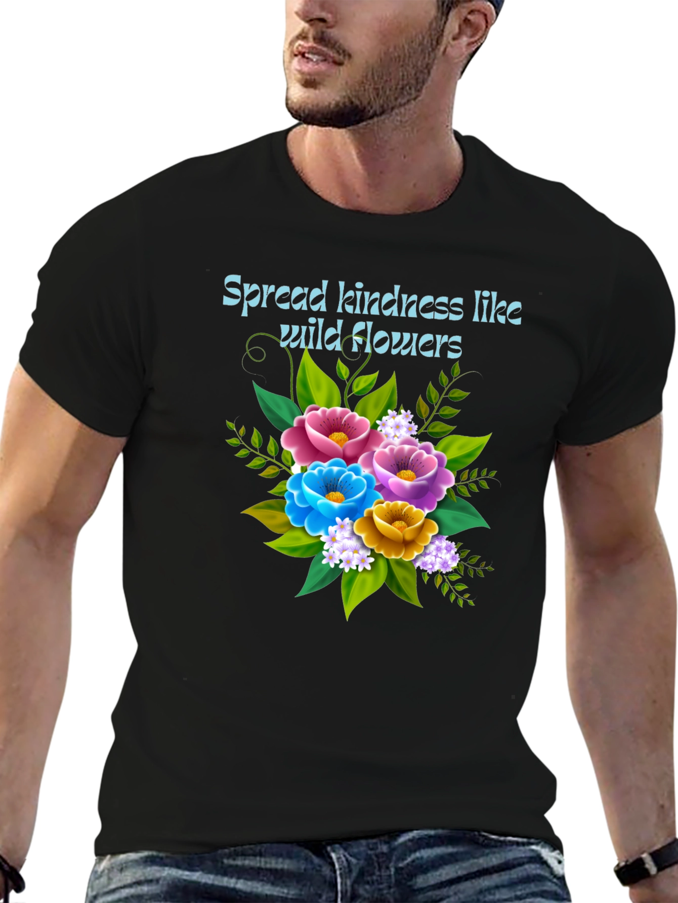 Kindness Wildflower Graphic Tee
