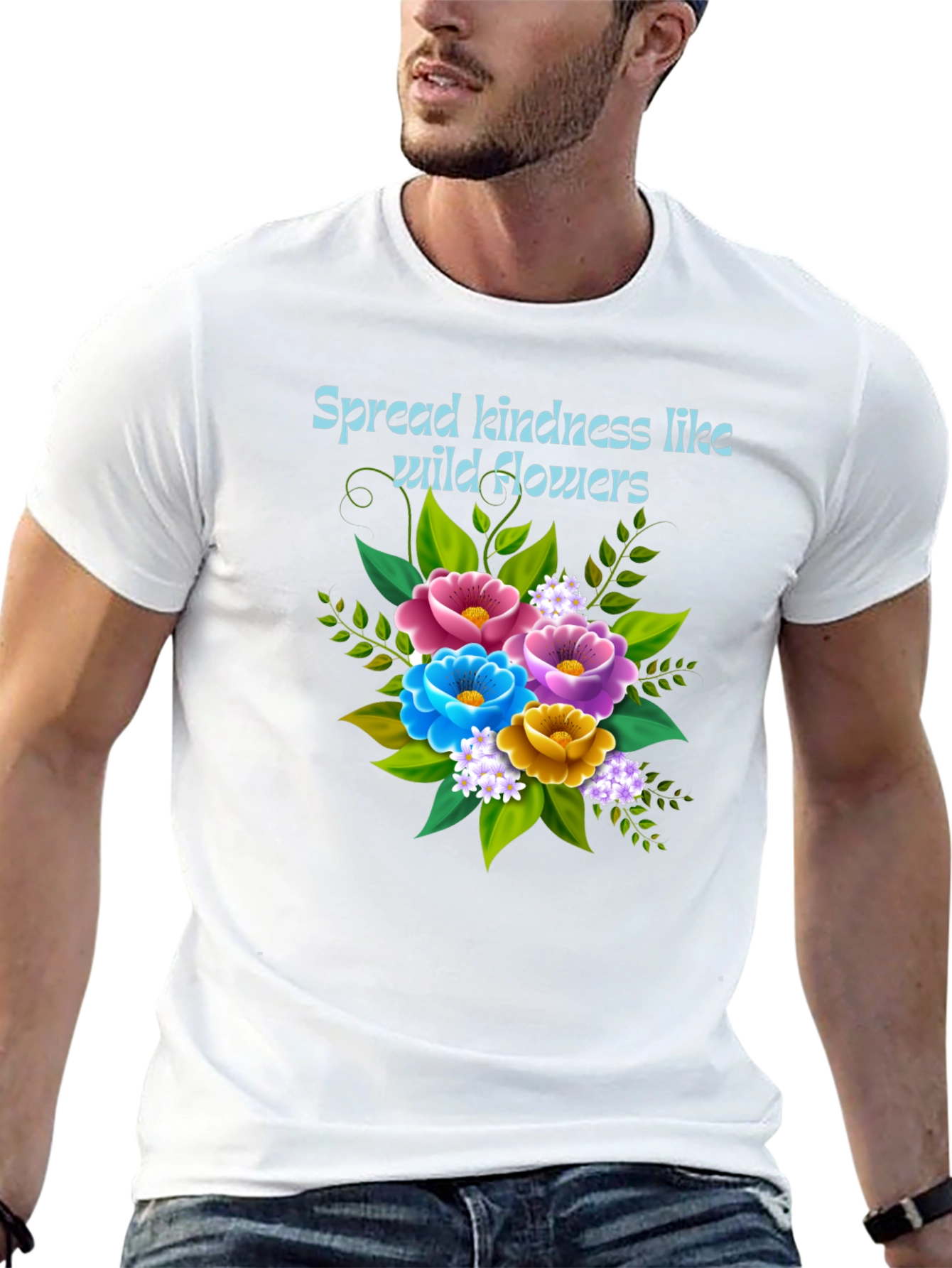 Kindness Wildflower Graphic Tee