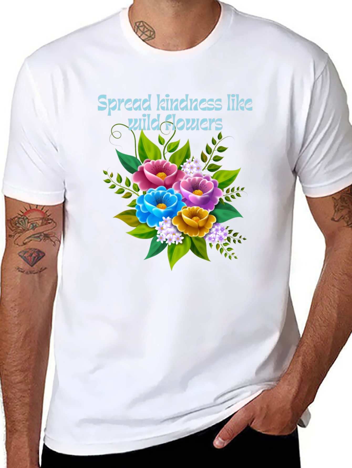 Kindness Wildflower Graphic Tee