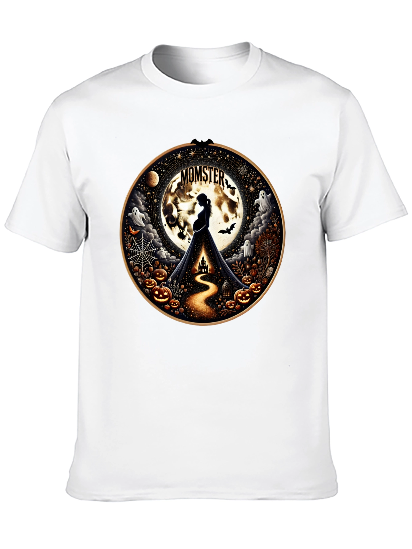 Momster Halloween Pregnancy T-Shirt