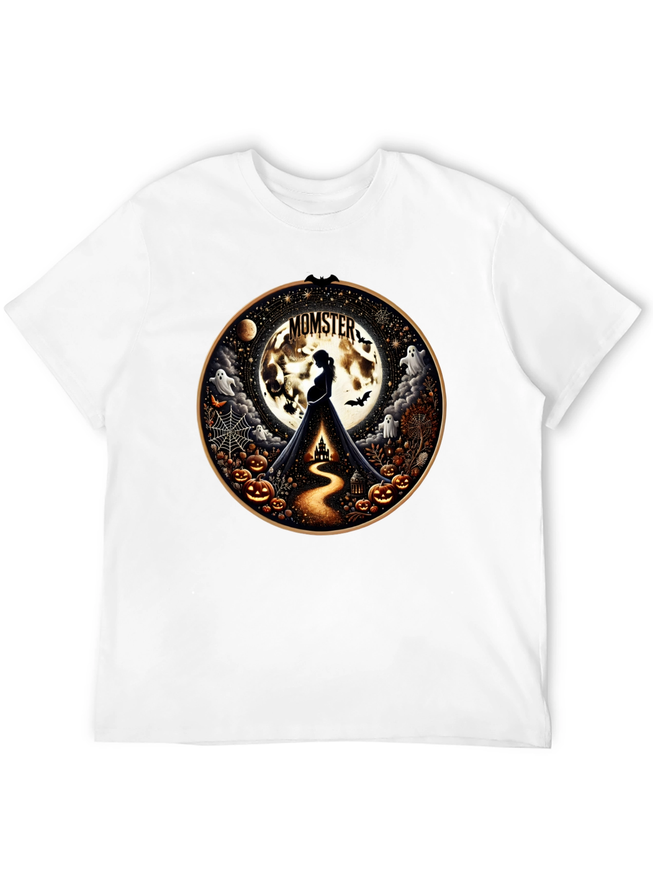Momster Halloween Pregnancy T-Shirt