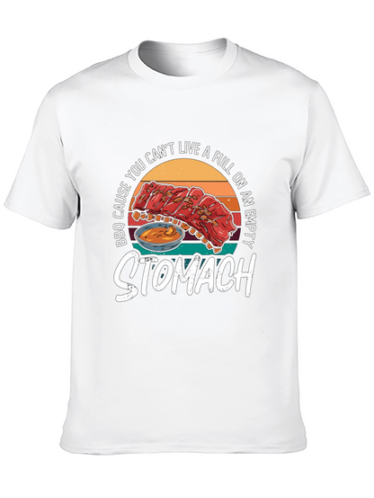 BBQ Ribs Graphic T-Shirt - Full Stomach Club