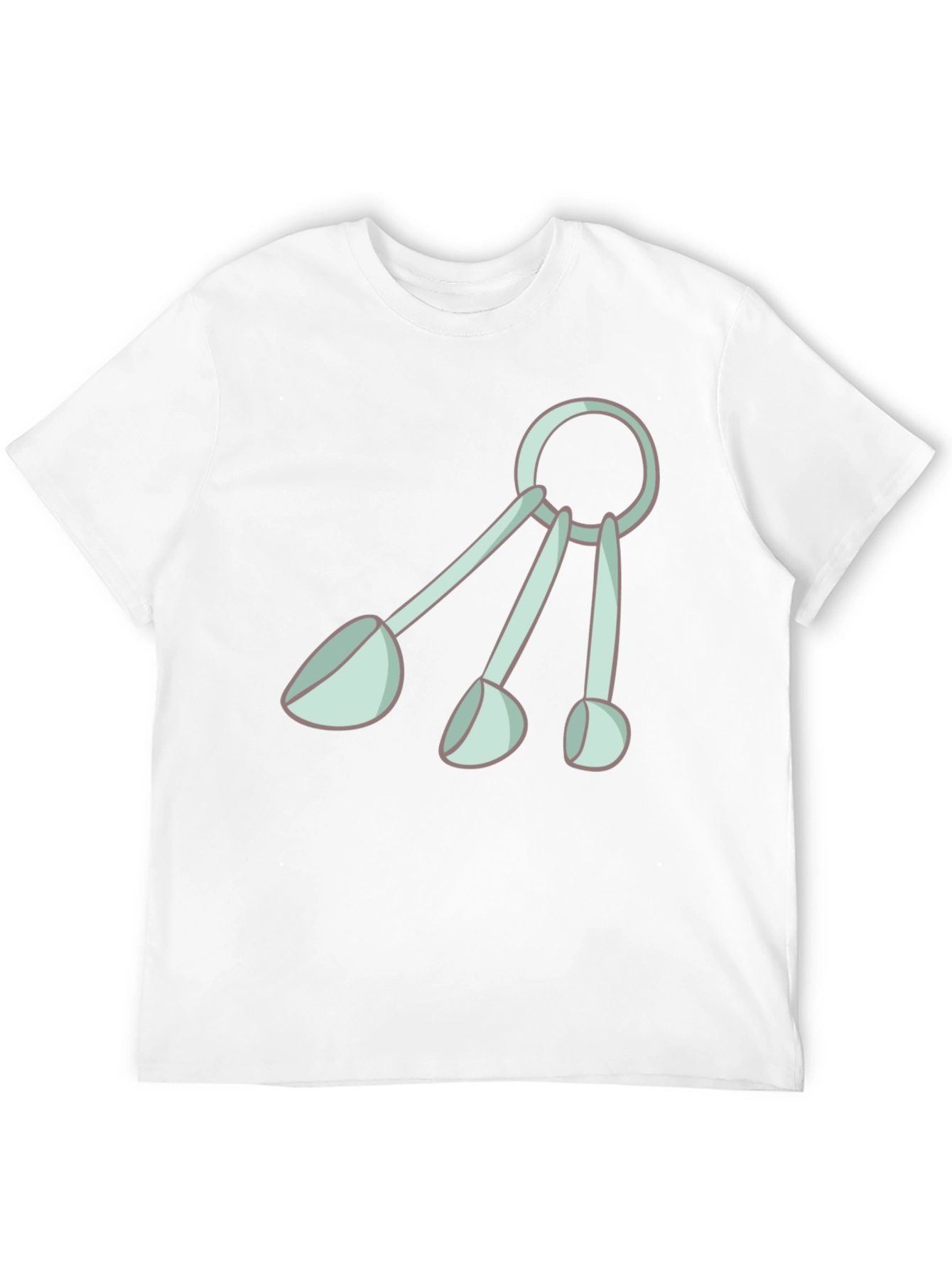 Fun Measuring Spoons Graphic Tee - Black