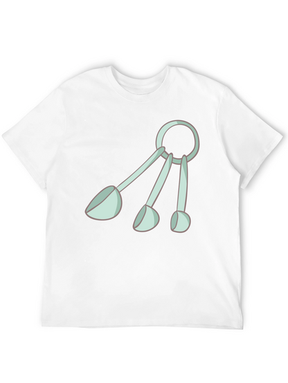 Fun Measuring Spoons Graphic Tee - Black