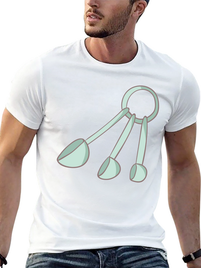 Fun Measuring Spoons Graphic Tee - Black