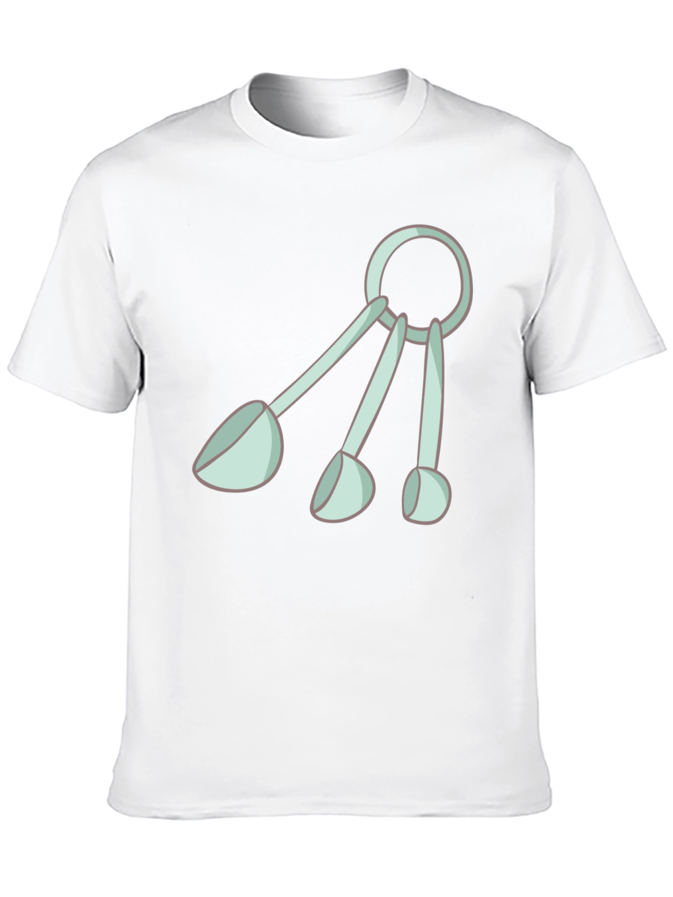 Fun Measuring Spoons Graphic Tee - Black