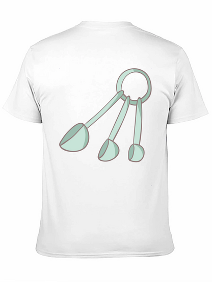 Fun Measuring Spoons Graphic Tee - Black