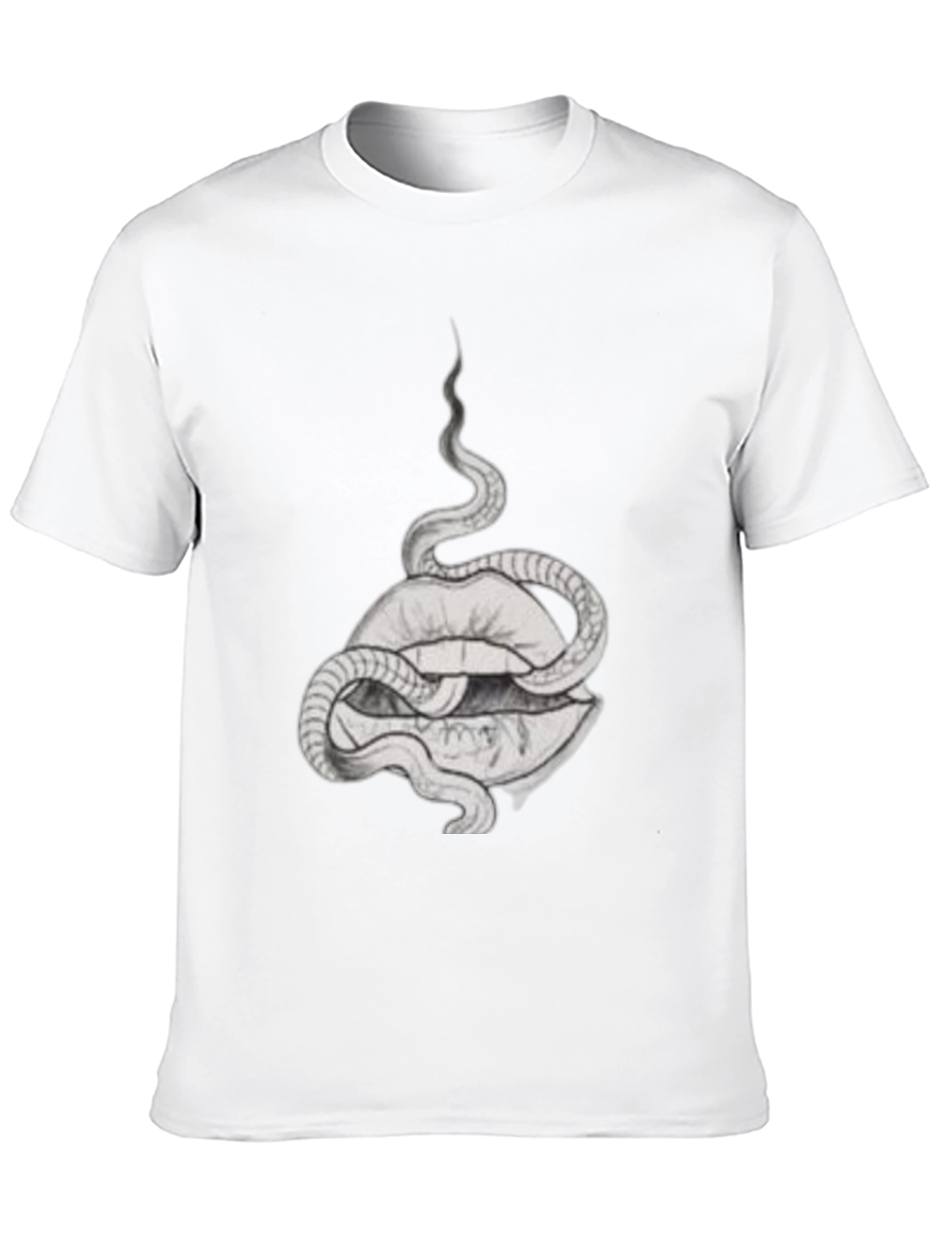 Snake and Lips Graphic Tee