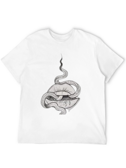 Snake and Lips Graphic Tee