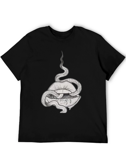 Snake and Lips Graphic Tee