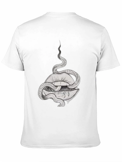 Snake and Lips Graphic Tee