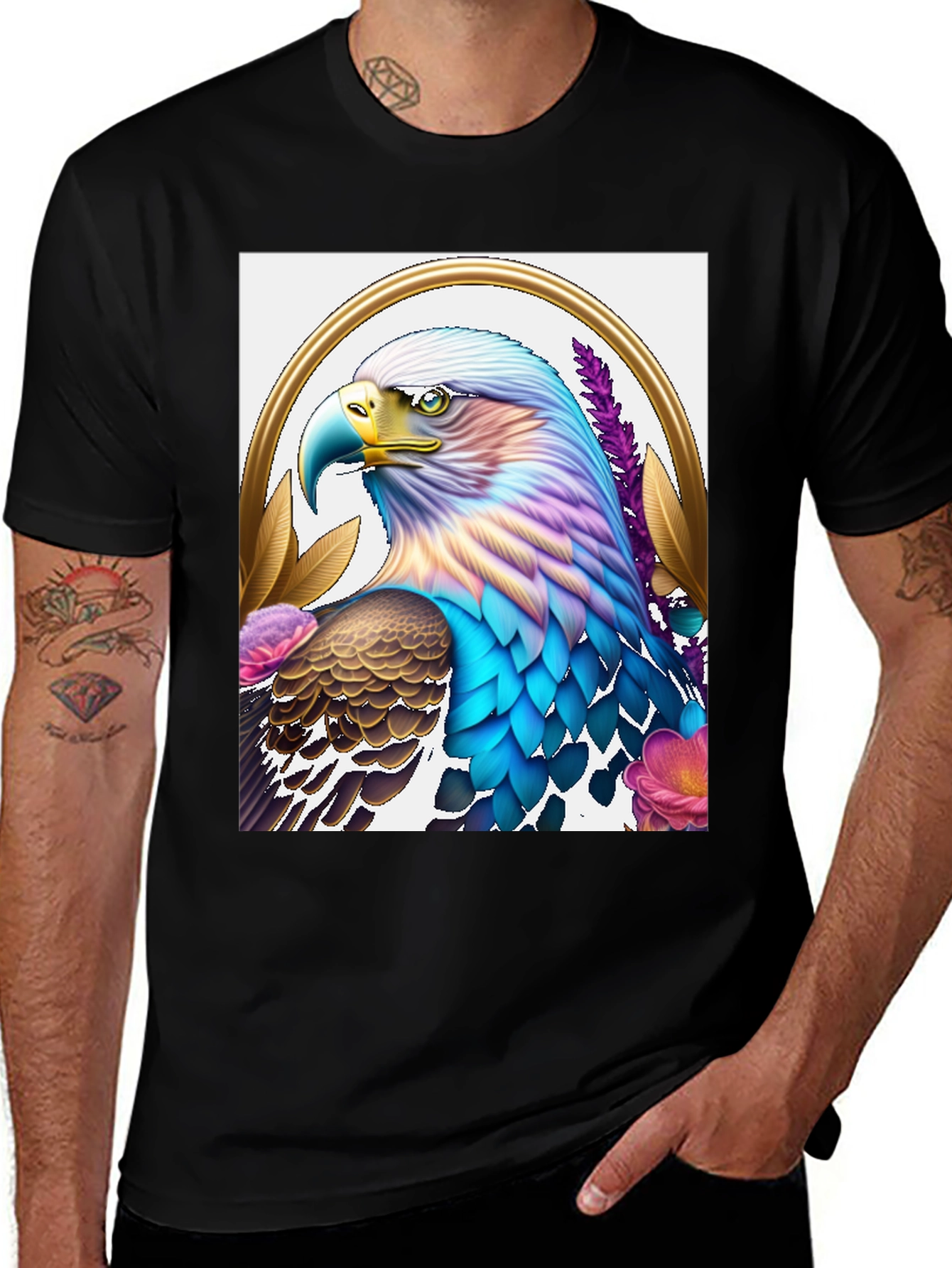 Eagle Graphic T-Shirt - Unique Bird Design