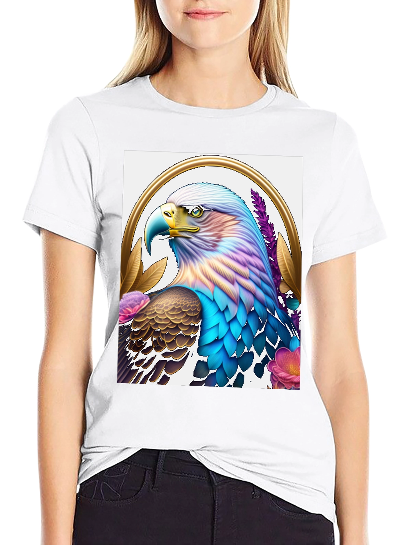 Eagle Graphic T-Shirt - Unique Bird Design
