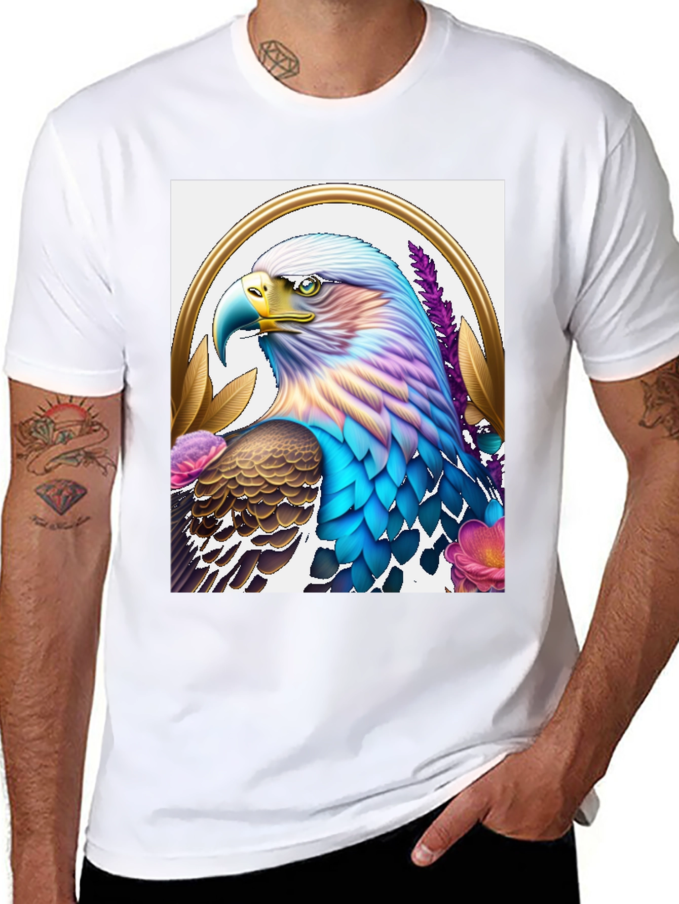 Eagle Graphic T-Shirt - Unique Bird Design
