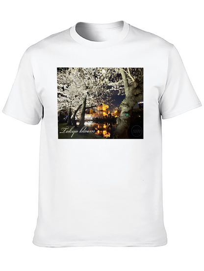 Tokyo Bloom Black T-Shirt