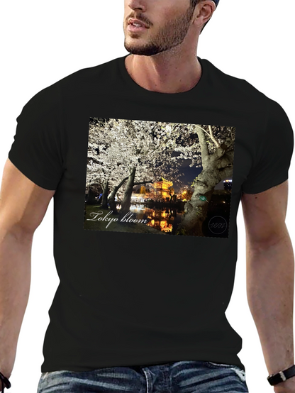 Tokyo Bloom Black T-Shirt