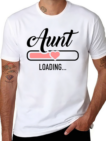 Aunt Loading T-Shirt - Pregnancy Reveal Tee