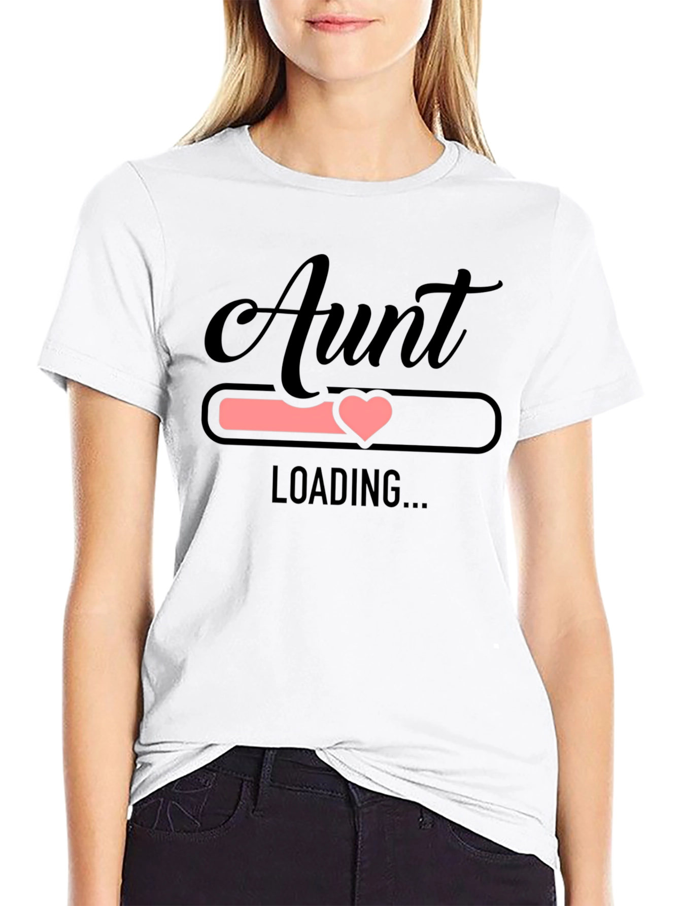 Aunt Loading T-Shirt - Pregnancy Reveal Tee