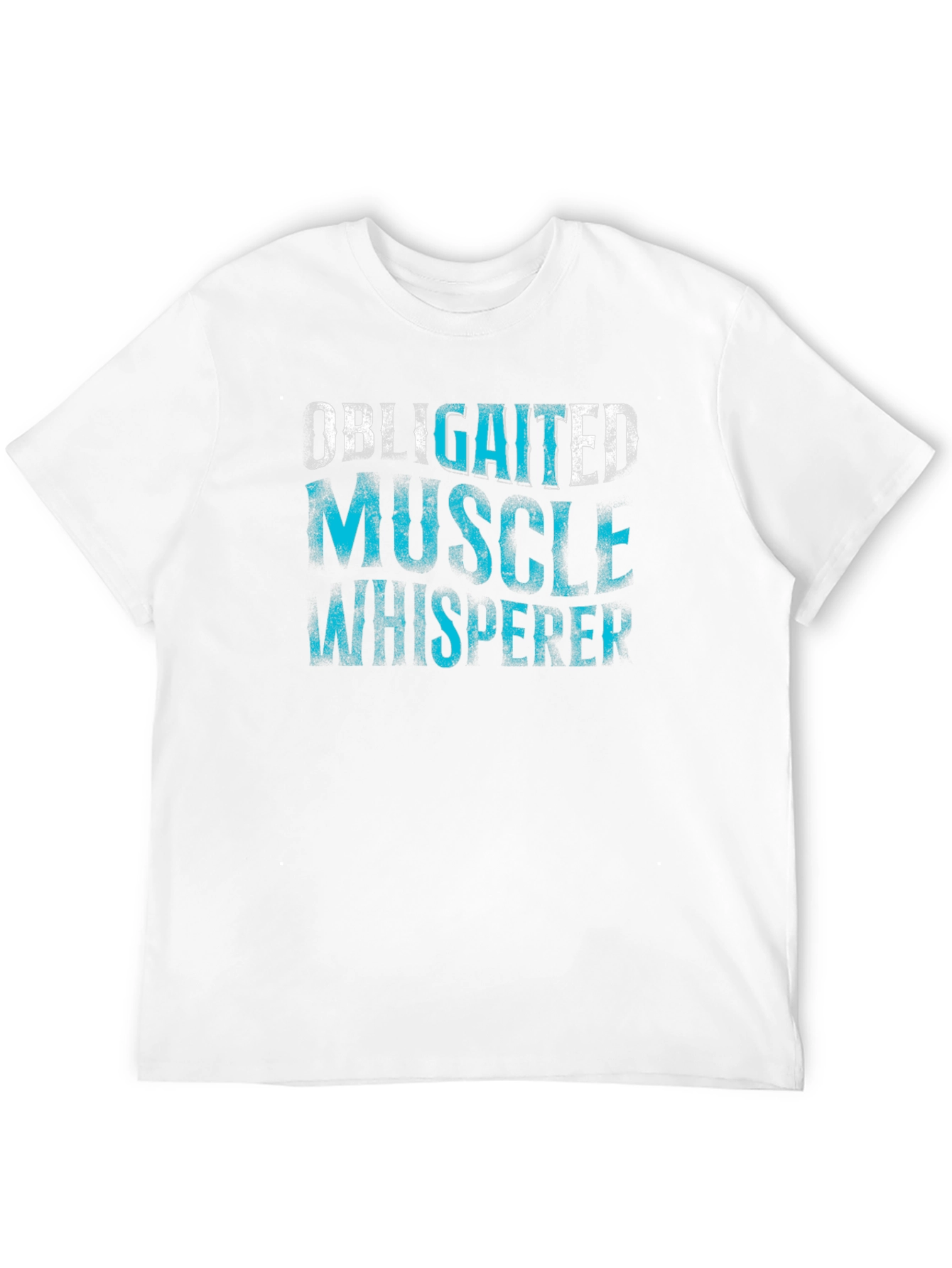 Obligated Muscle Whisperer Black Graphic Tee