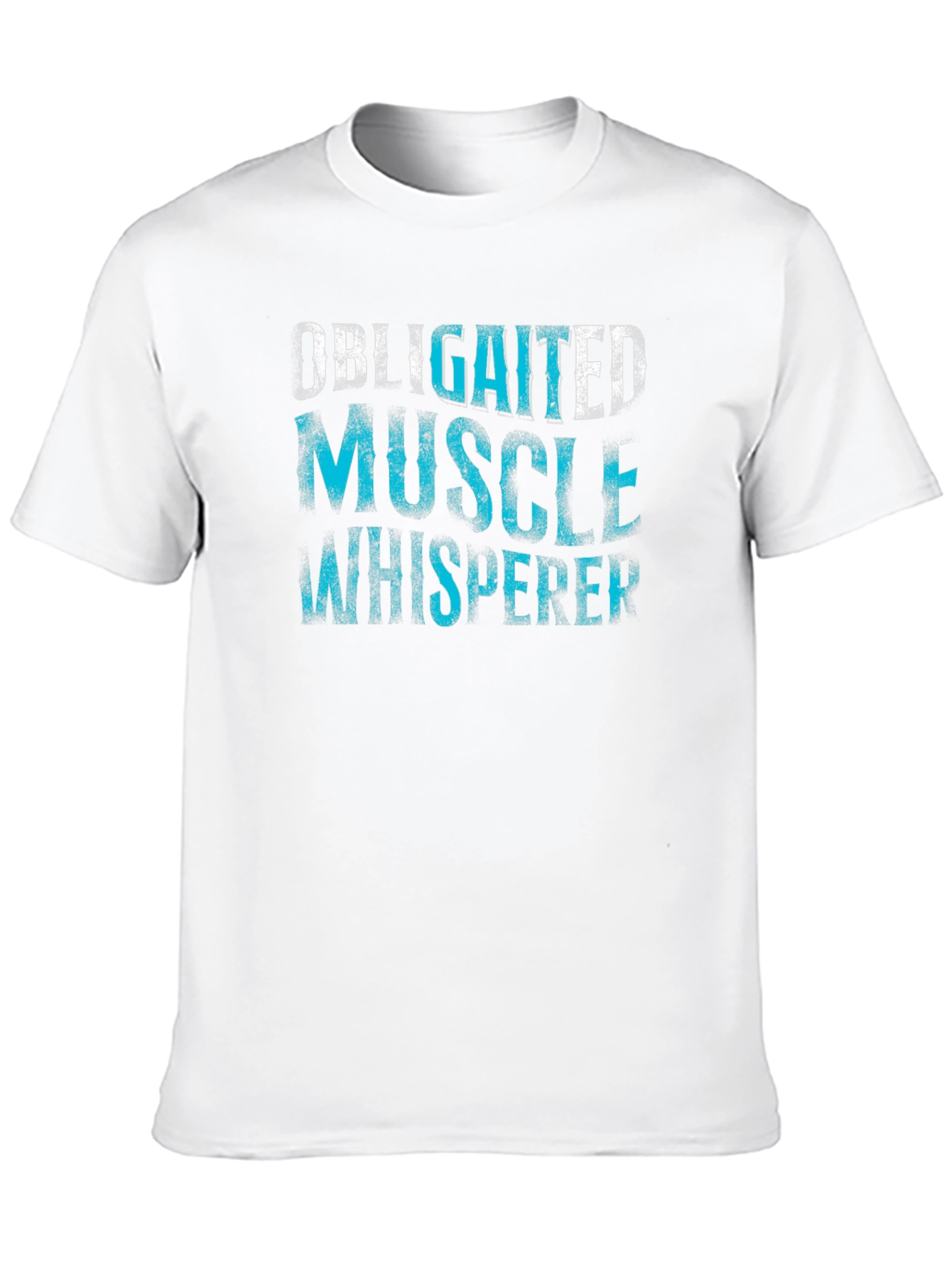 Obligated Muscle Whisperer Black Graphic Tee