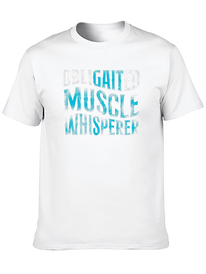 Obligated Muscle Whisperer Black Graphic Tee