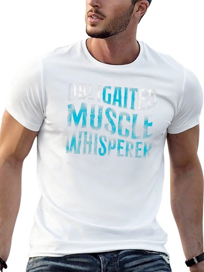Obligated Muscle Whisperer Black Graphic Tee