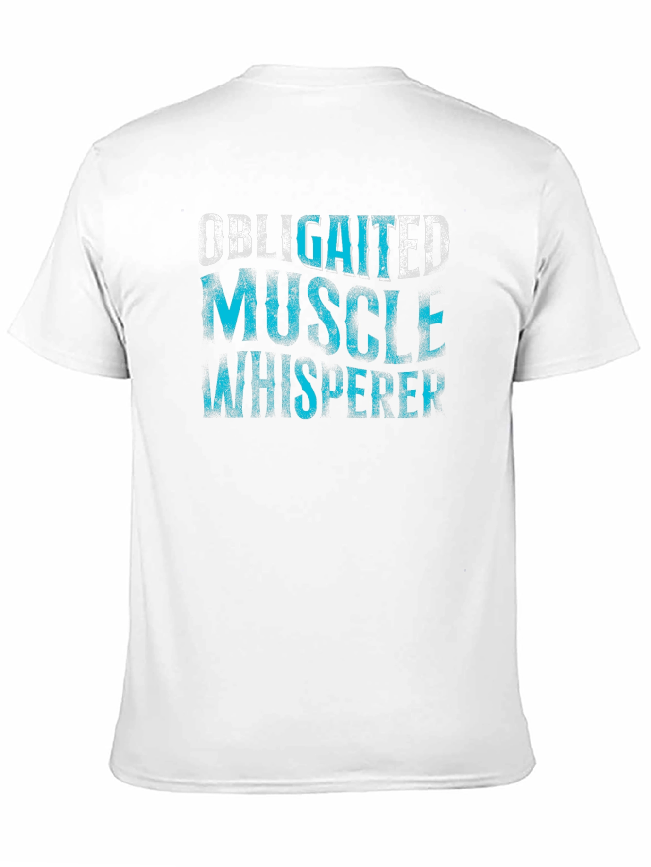 Obligated Muscle Whisperer Black Graphic Tee