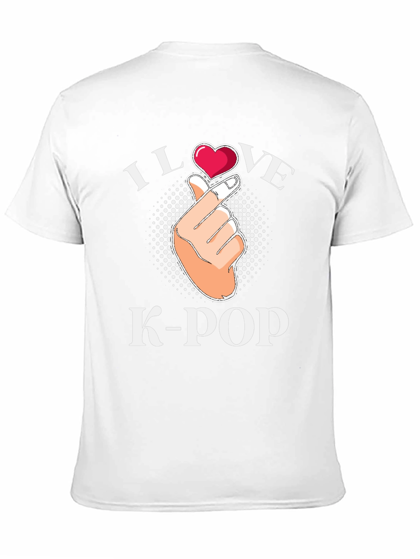 I Love K-Pop Heart Hand T-Shirt