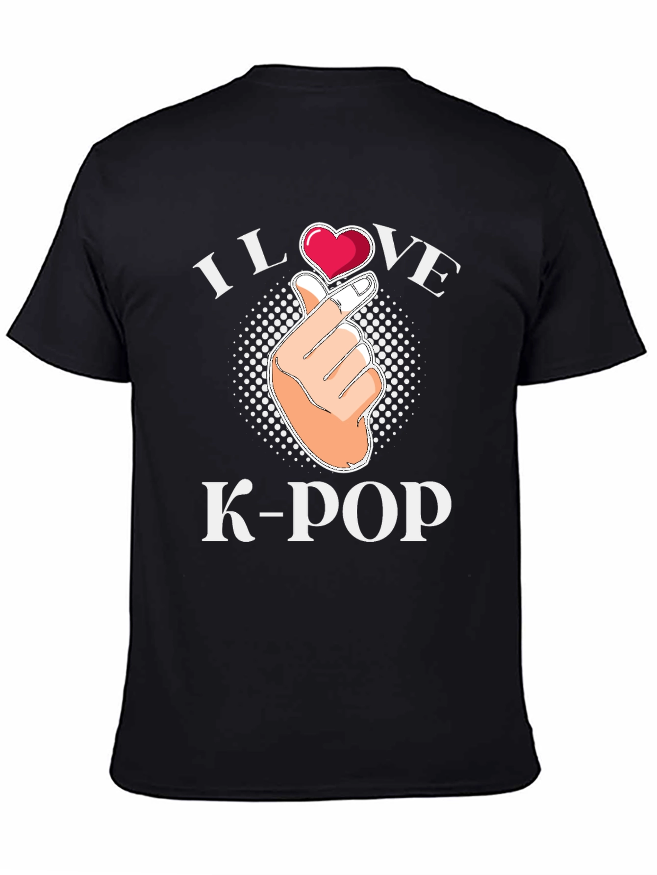 I Love K-Pop Heart Hand T-Shirt