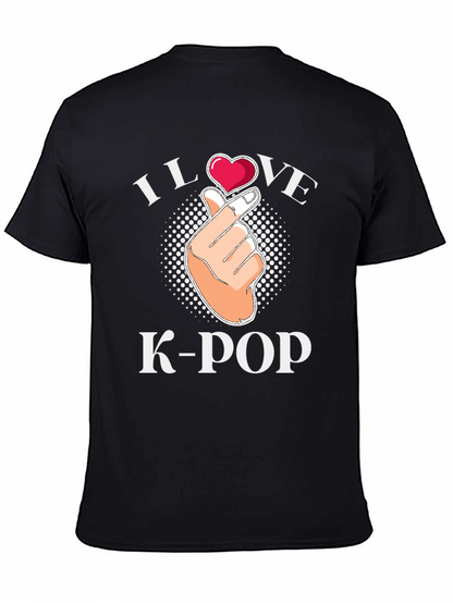 I Love K-Pop Heart Hand T-Shirt