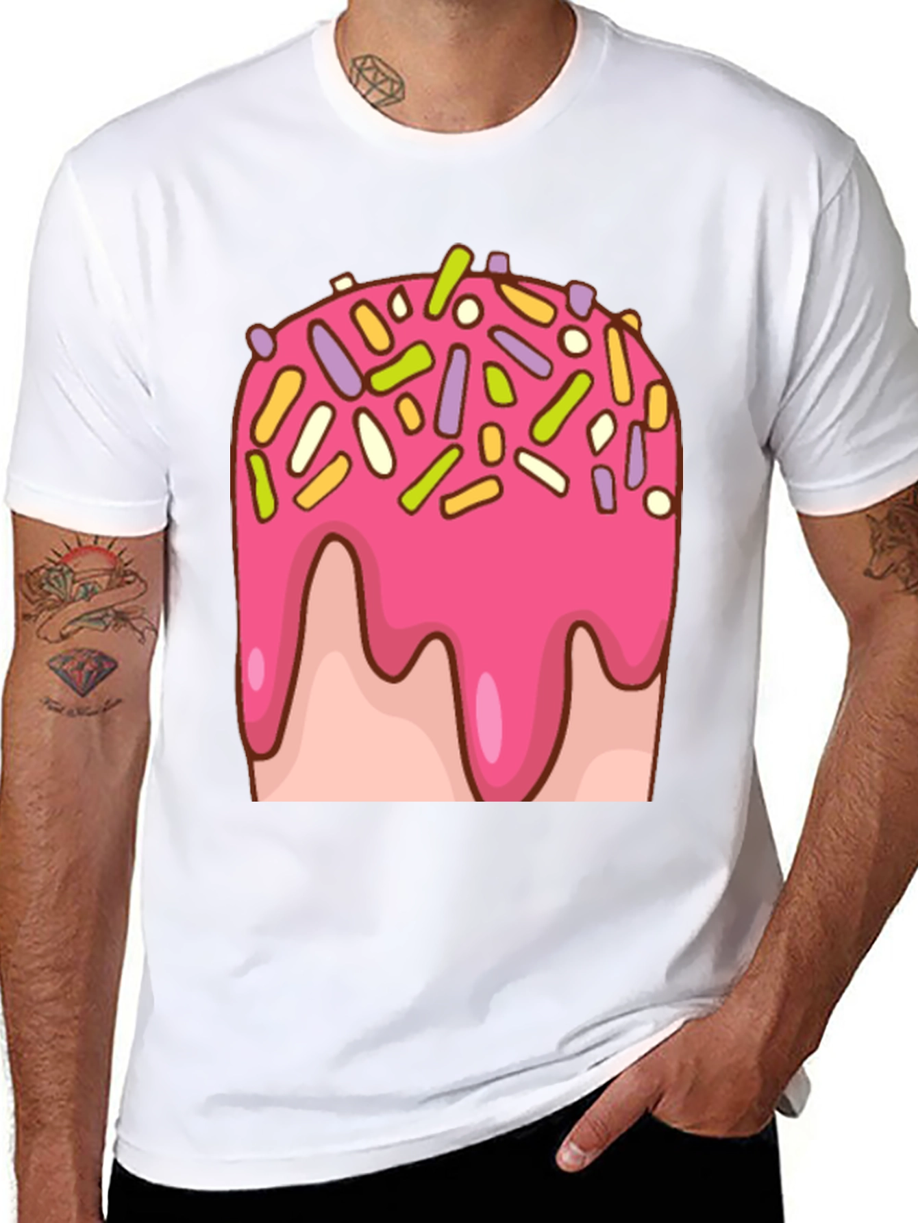 Sweet Treat T-Shirt - Donut Glaze Graphic Tee