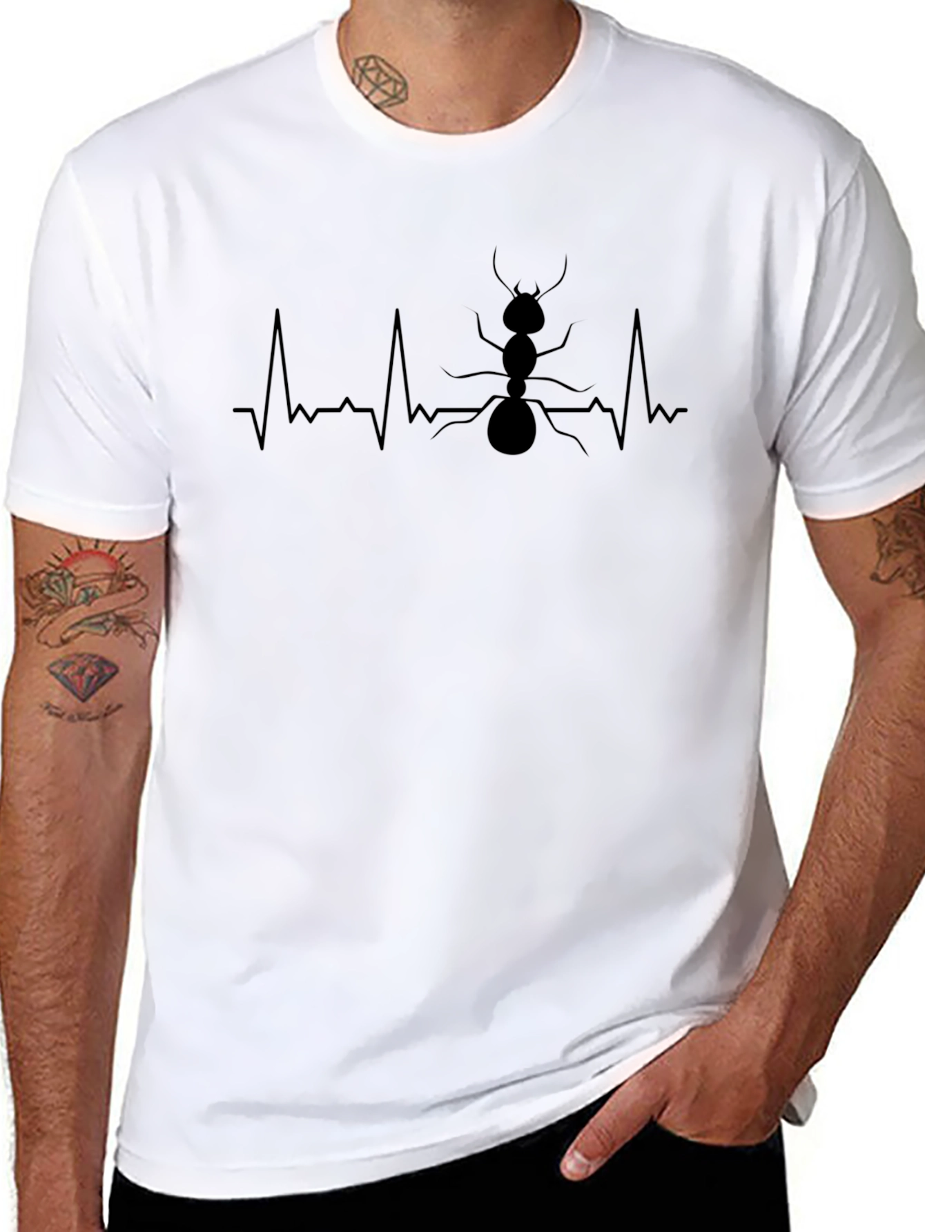 Ant Heartbeat T-Shirt - Cool Insect Lover Tee