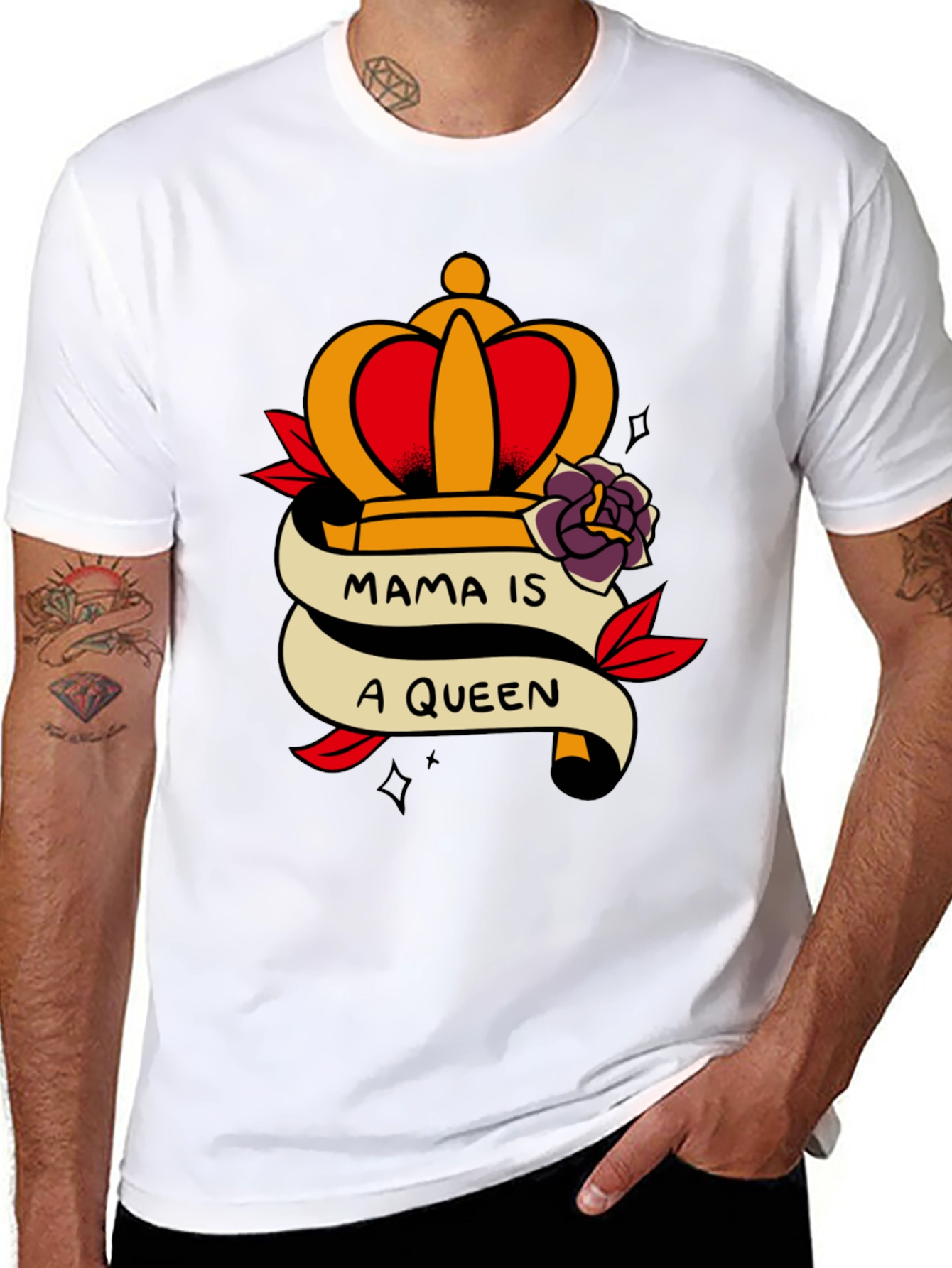 Mama Is A Queen Graphic Tee