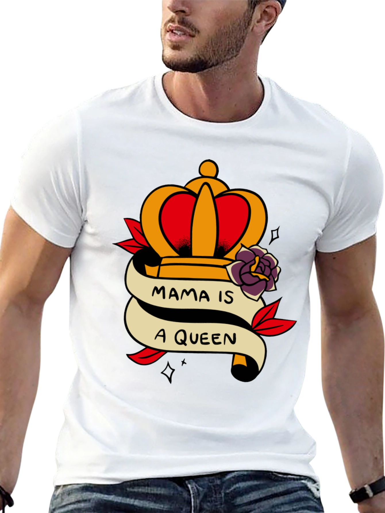 Mama Is A Queen Graphic Tee