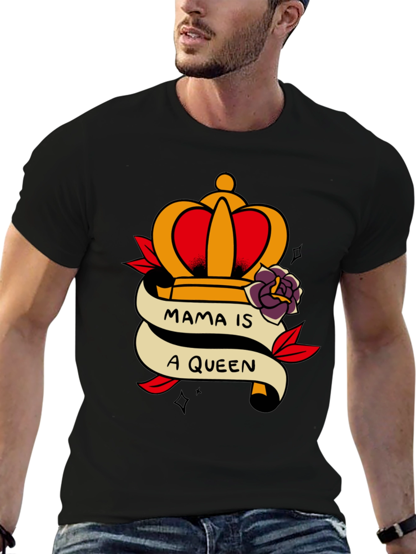 Mama Is A Queen Graphic Tee