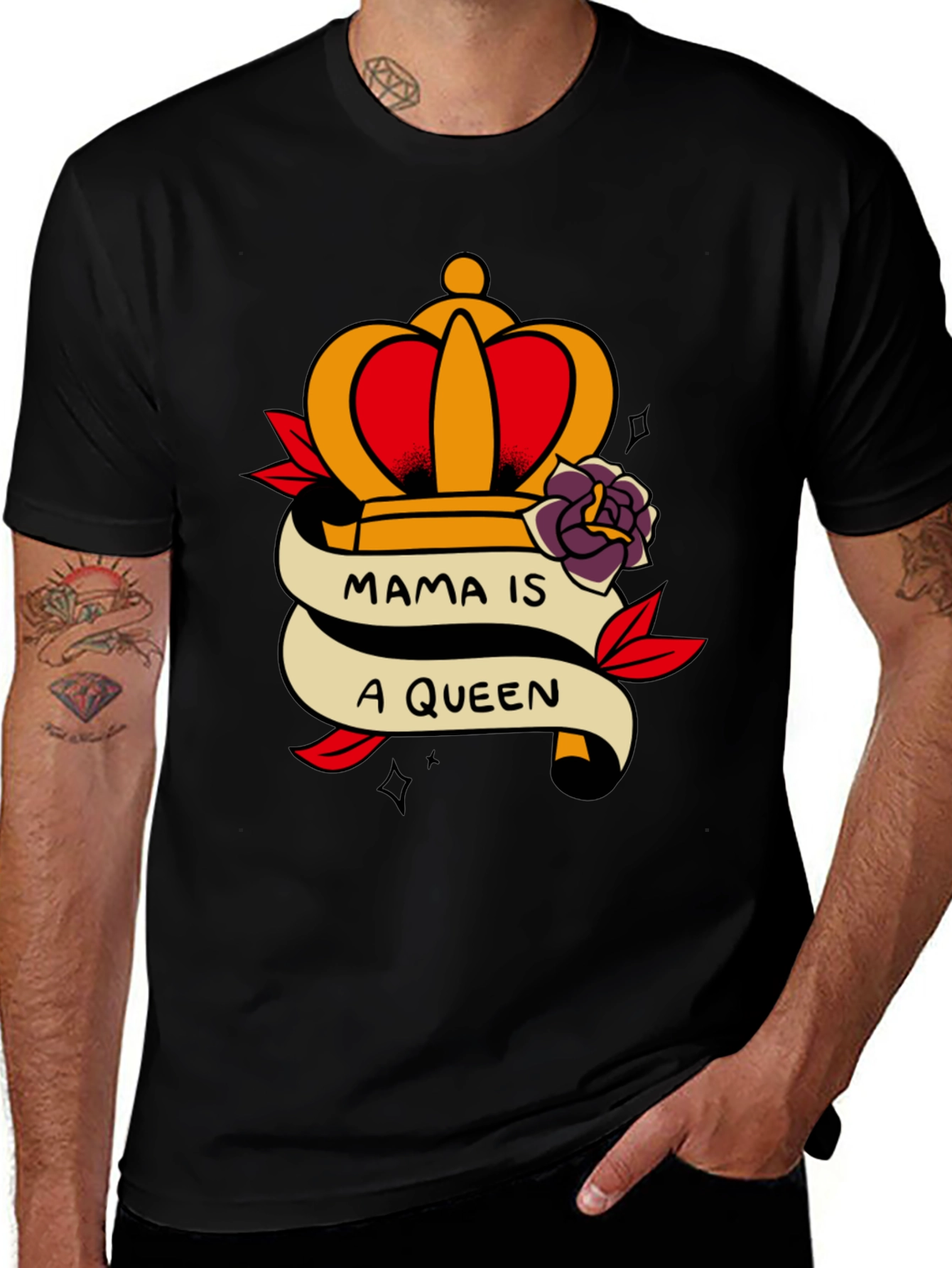 Mama Is A Queen Graphic Tee