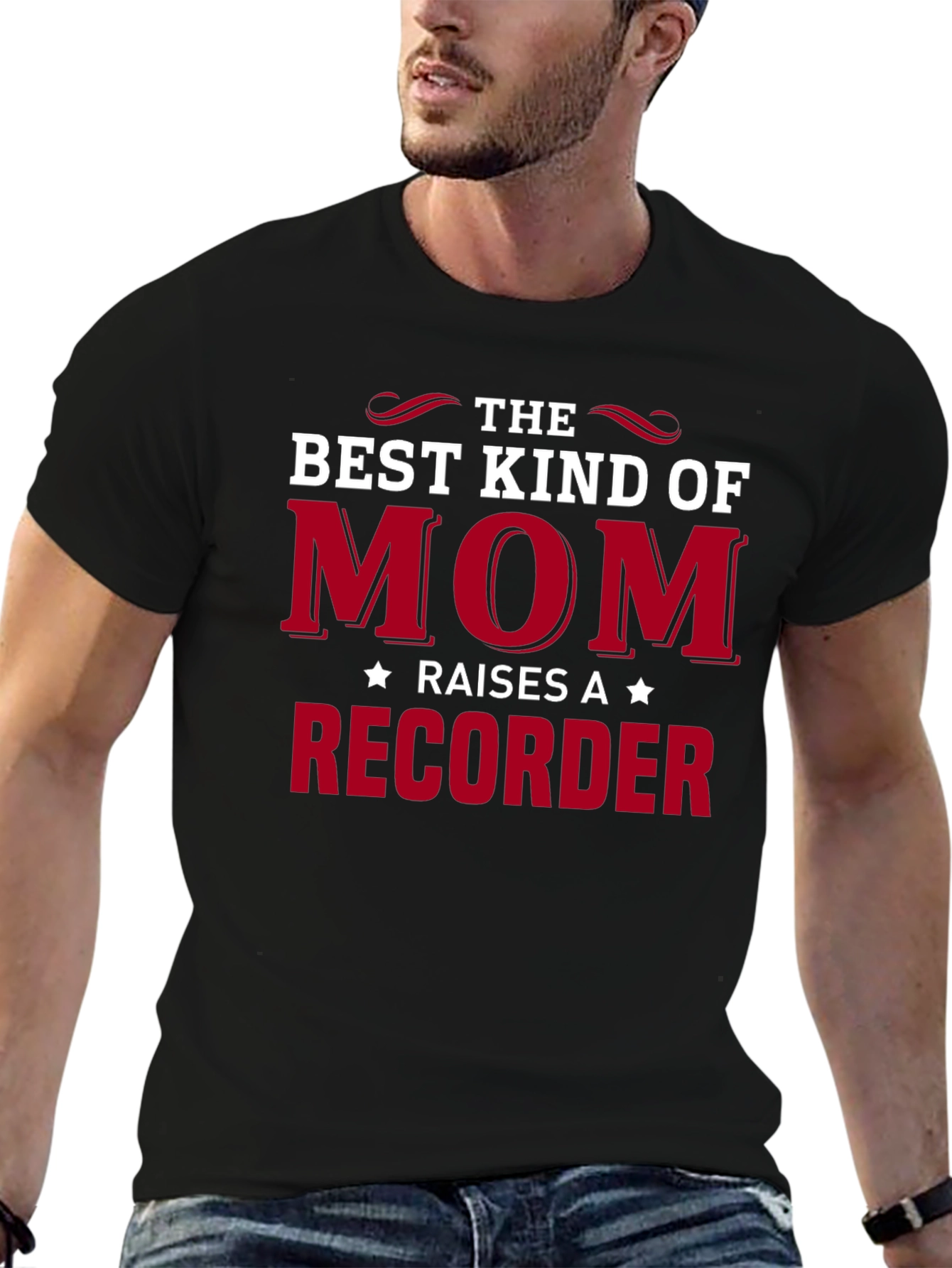 Best Kind of Mom Recorder T-Shirt