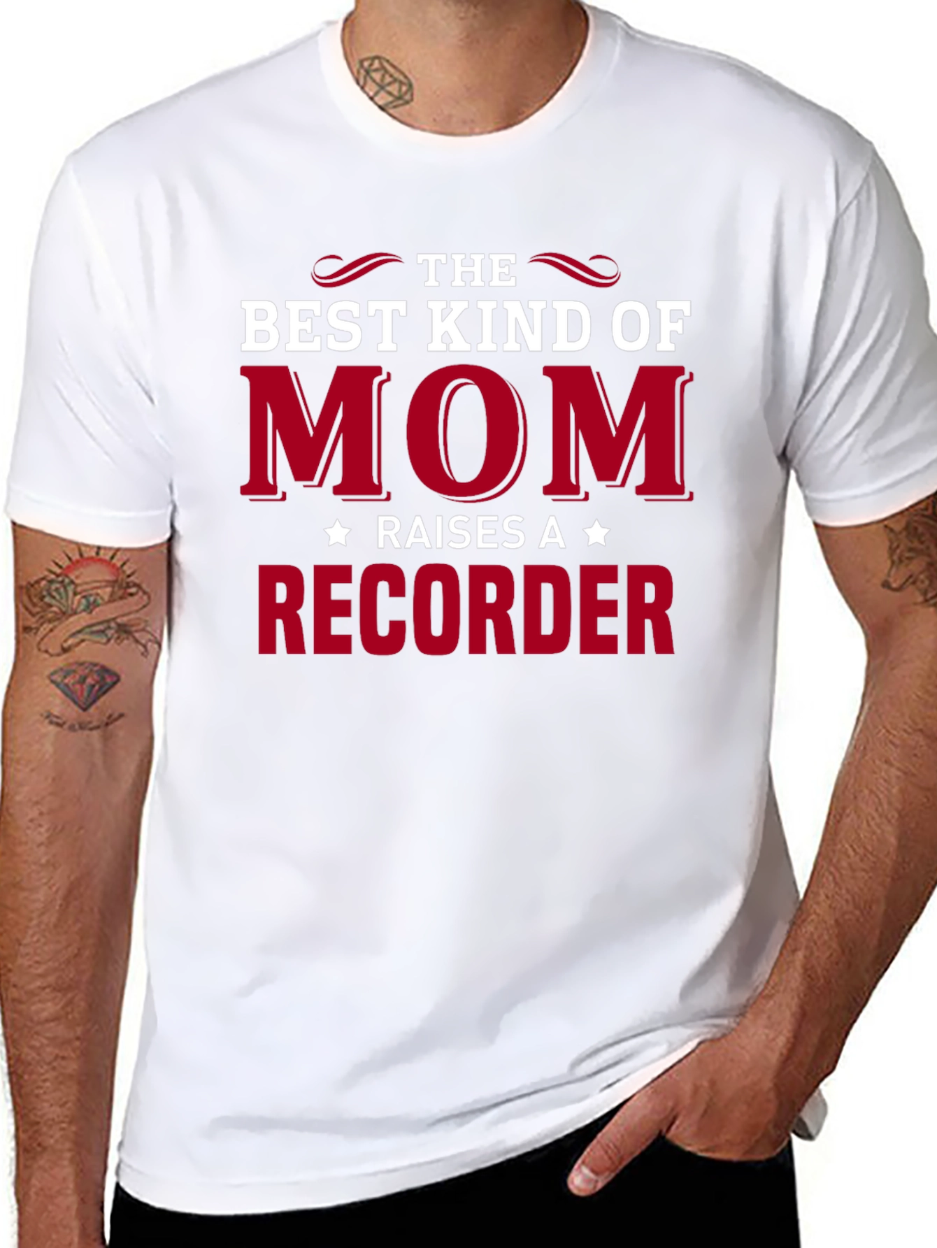 Best Kind of Mom Recorder T-Shirt
