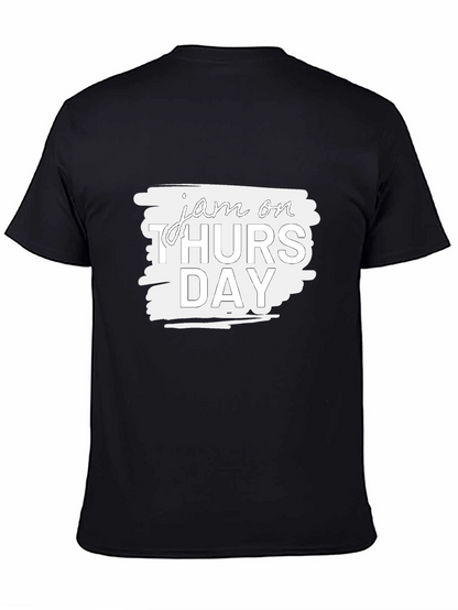 Jam On Thursday Graphic Tee - Black