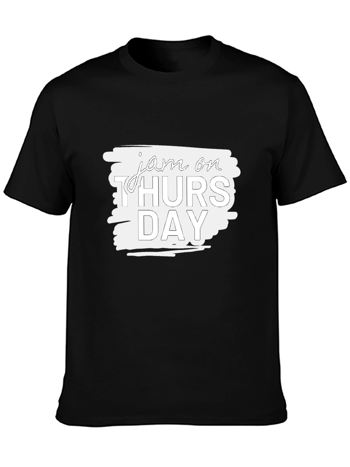 Jam On Thursday Graphic Tee - Black