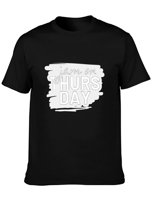 Jam On Thursday Graphic Tee - Black