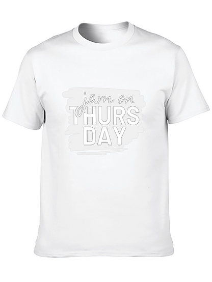 Jam On Thursday Graphic Tee - Black