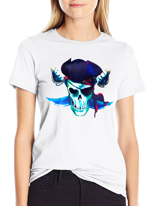 Pirate Skull T-Shirt - Black