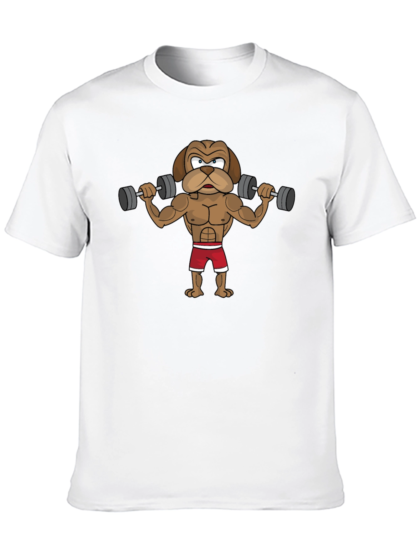 Workout Dog Graphic Tee - Black