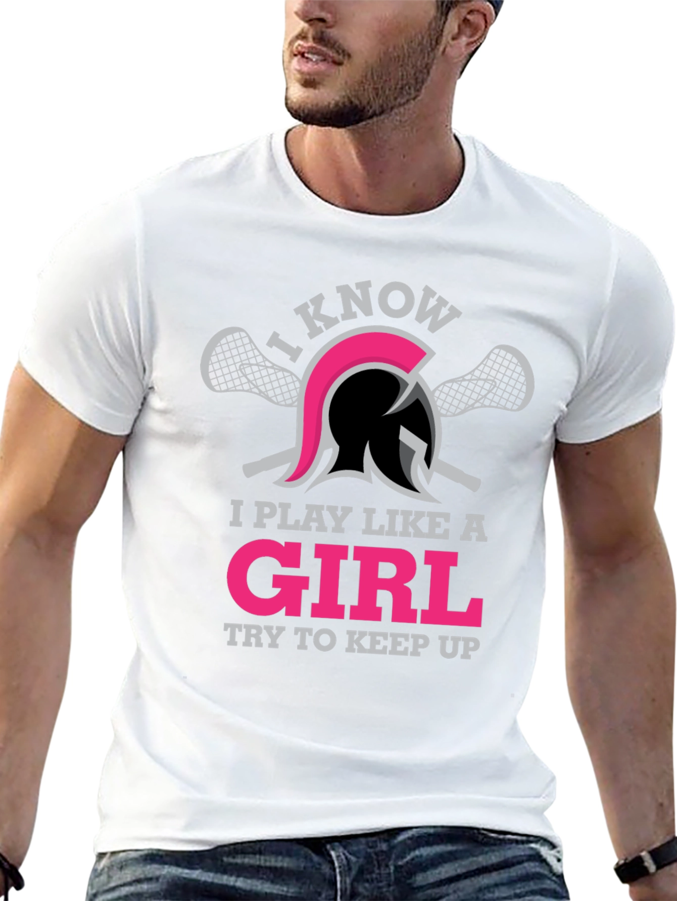 I Play Like A Girl Lacrosse T-Shirt