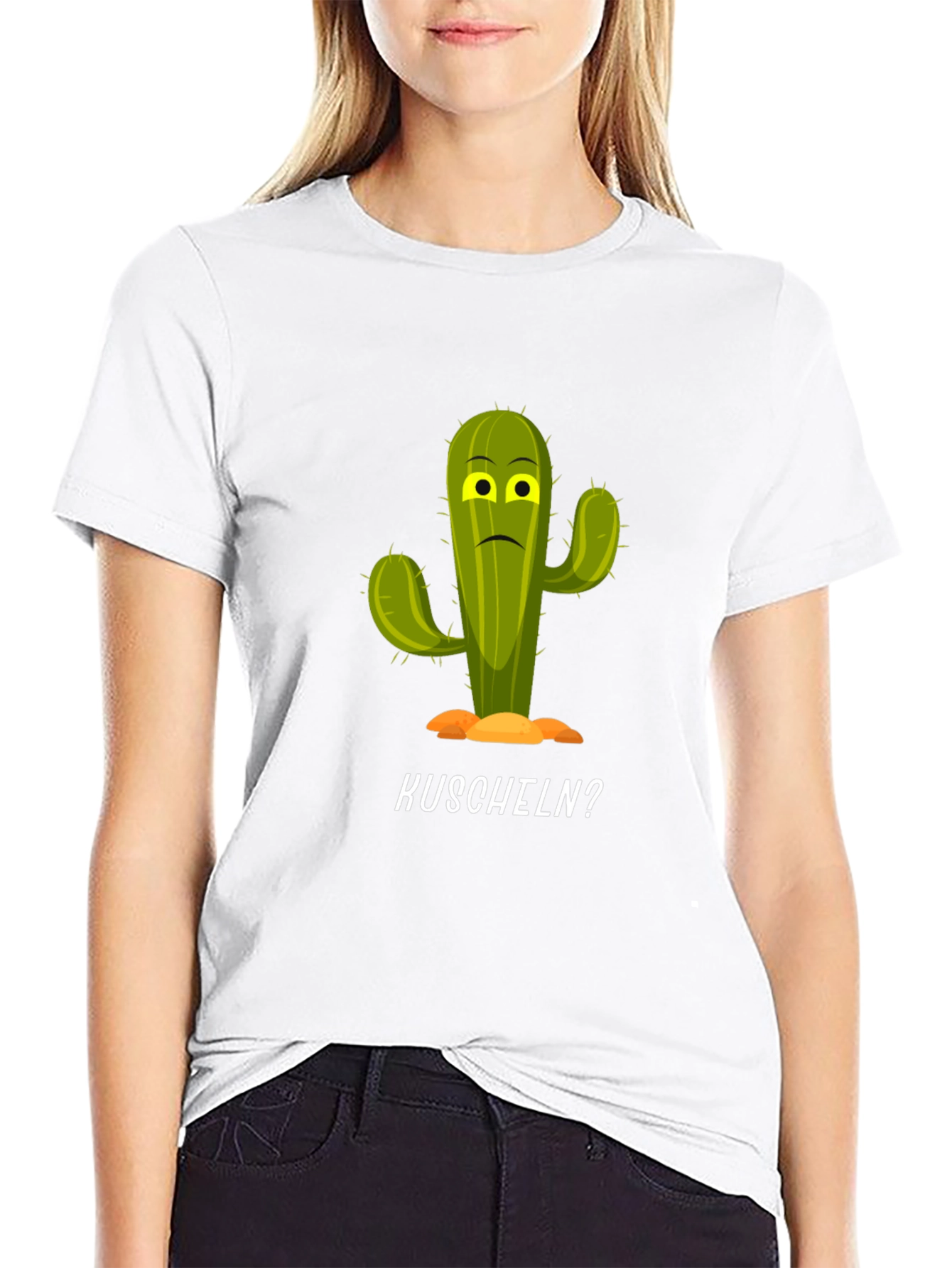 Kuscheln? Cactus Graphic T-Shirt