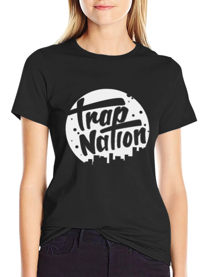 Trap Nation Black Graphic T-Shirt